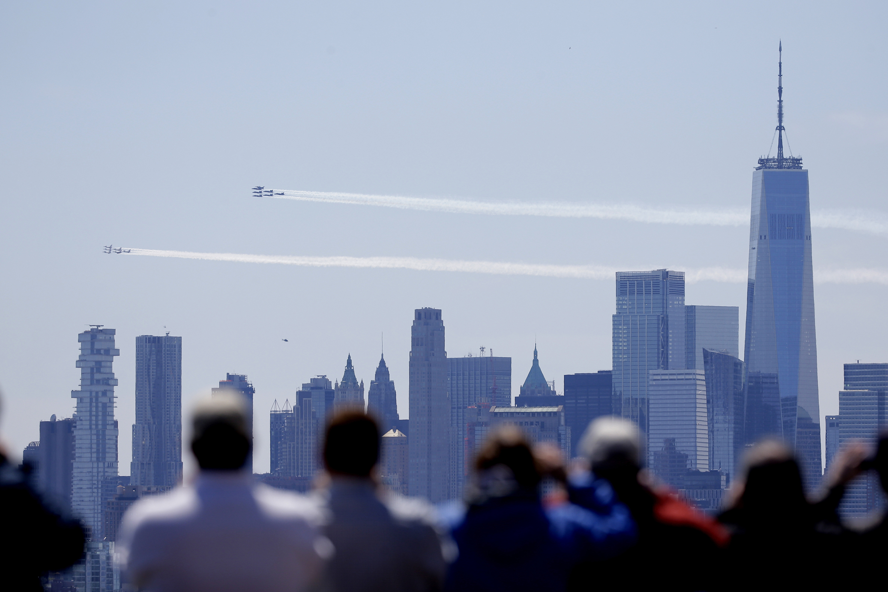 Blue Angels, Thunderbirds, New York City flyover, tribute to first responders